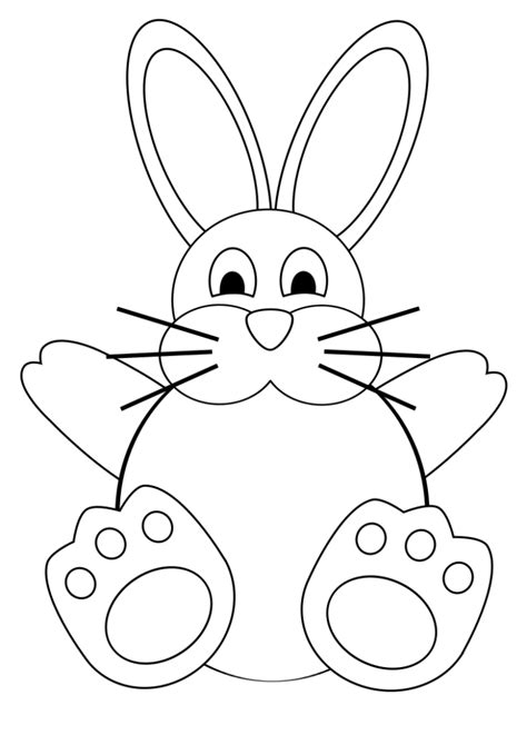 Printable Template For Easter Bunny